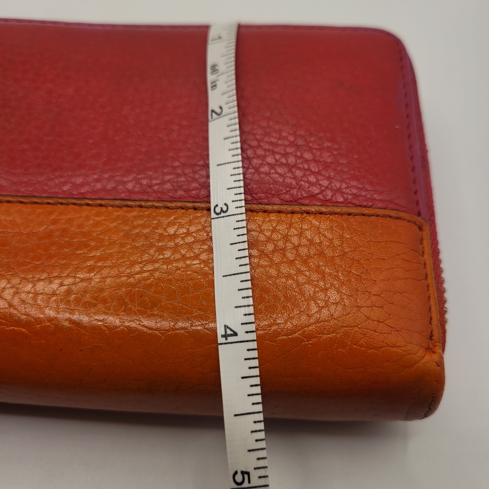 Gucci Red and Orange Leather Wallets - Picture 6 of 6
